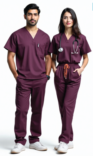 Hospital nurse and wardboy uniform